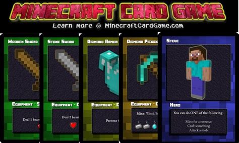 Minecraft Card Game Minecraft Map