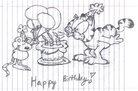 Happy Birthday Garfield by YoshiGamerGirl on DeviantArt