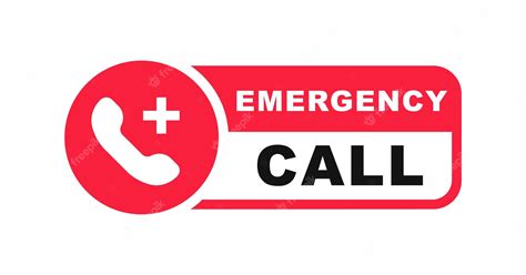 Premium Vector | Emergency call icon SOS emergency call