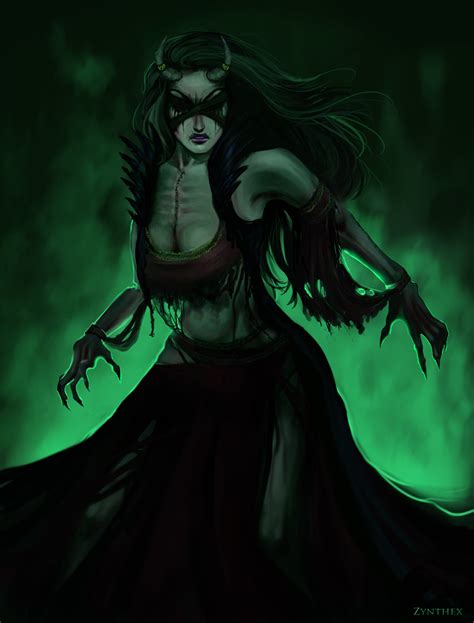 WoW: Undead Warlock by Zynthex on DeviantArt