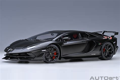 LAMBORGHINI AVENTADOR SVJ (NERO NEMESIS/MATT BLACK) | Automania India