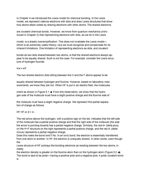 Chem-lecture-52 - NOTES - In Chapter 4 we introduced the Lewis model ...