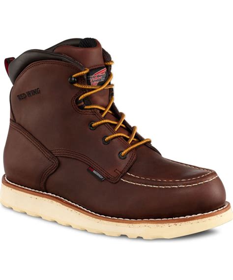 Red Wing Men's Waterproof Composite Toe, Moc Toe Boots (2415) — Dave's ...