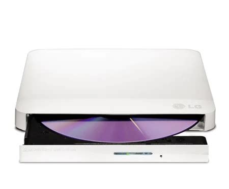 LG 8x USB Portable External DVD Burner Drive (White) – F 1Tech Computers