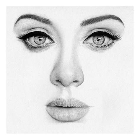 Drawings of Minimalist Hyper Realistic Portraits | Realistic pencil ...