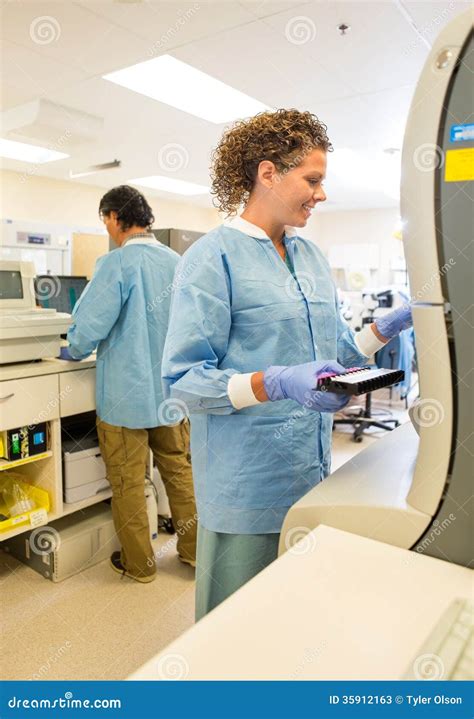 Coagulation Machine Test Analysis Stock Image - Image of medical ...