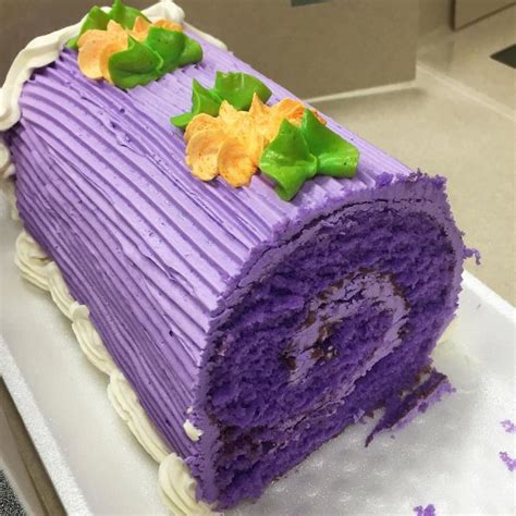 How to Bake Ube Roll Cake - ATBP