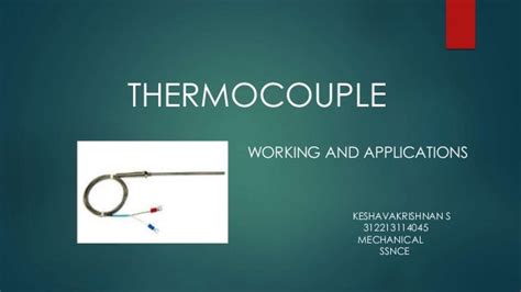 Thermocouple