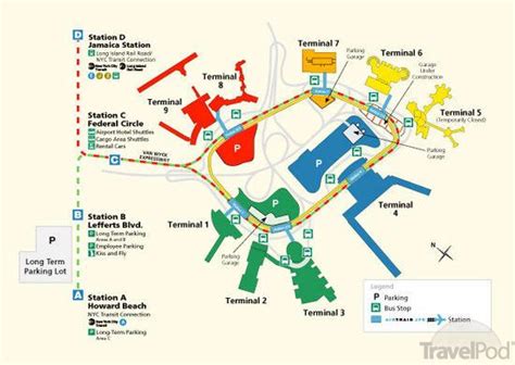 Airtrain network map | Map, Jfk, Queens new york