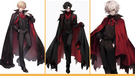 ArtStation - 303 Anime Vampire Character [male] | Artworks