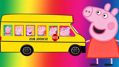 Peppa Pig Wheels on The BUS Songs - Wheels On The Bus Go Round and ...