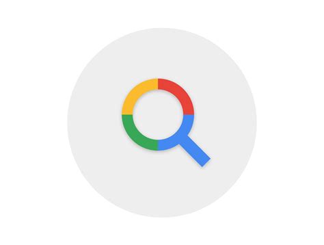 Google-Inspired Search Icon by David Osrow on Dribbble