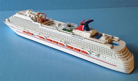 Galleon - CARNIVAL BREEZE Cruise Ship Model In Scale 1:1250, Souvenir ...