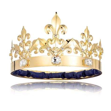 Buy DcZeRong Adult Men King Crown Birthday Crown Big Size Crown Prom ...