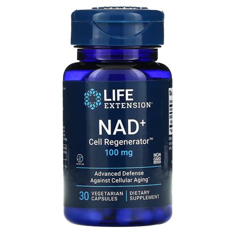 Life Extension - NAD+ Cell Regenerator Nicotinamide Riboside 100 mg ...