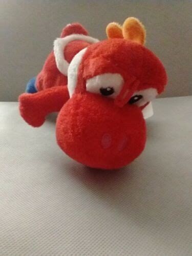 Red YOSHI Plush Super Mario Bros Official Nintendo Little Buddy ...