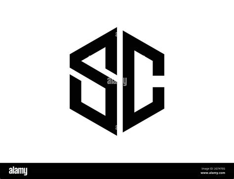 Initial Monogram Letter SC Logo Design Vector Template S C Letter Logo ...