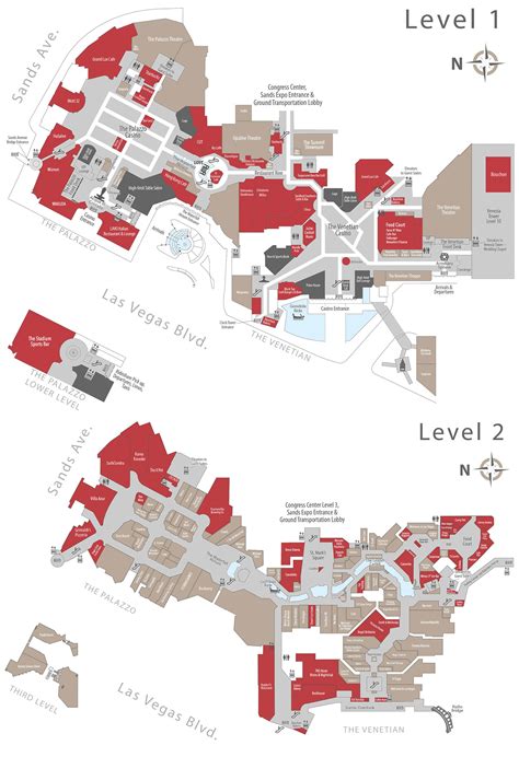 The Venetian Property Map & Floor Plans - Las Vegas