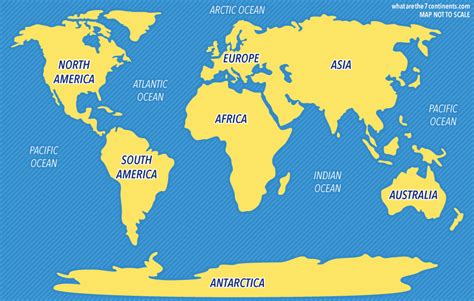 5 Oceans of the World | The 7 Continents of the World