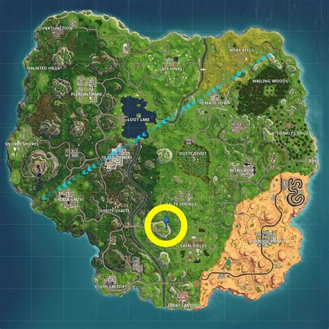 Fortnite: Flush Factory treasure map location | PC Gamer