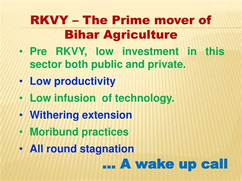 PPT - Agriculture Road Map of Bihar PowerPoint Presentation, free ...