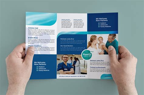 Healthcare Clinic Tri-Fold Brochure Template in PSD, Ai & Vector ...