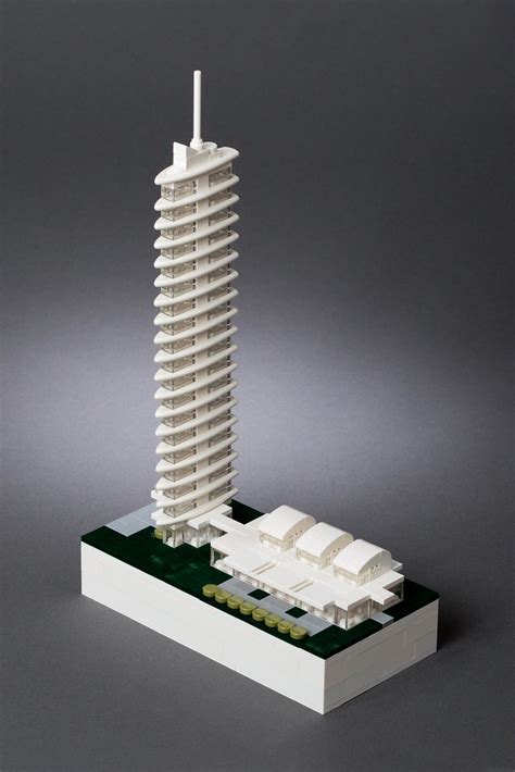 LEGO Microscale Tower | An overhead view that helps to clari… | Flickr