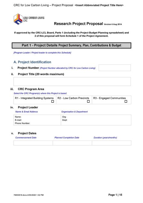 43 Professional Project Proposal Templates - Template Lab