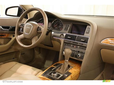 2005 Audi A6 4.2 quattro Sedan Beige Dashboard Photo #46841991 ...