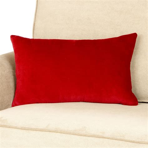 Red Velvet Throw Pillow