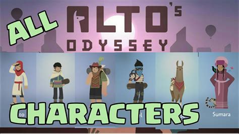 How to Alto Odyssey - All Characters Gameplay in Alto's Odyssey | My ...