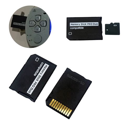 Centechia for Micro SD to Memory card adapter Stick Adapter For PSP ...