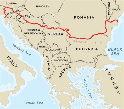 Balkan countries - The complete list of nations in the Balkans