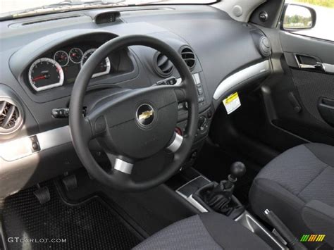 Charcoal Interior 2010 Chevrolet Aveo LT Sedan Photo #39099790 ...