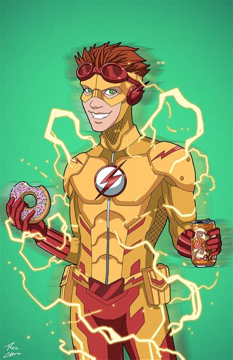 Wally West as Kid Flash, by Phil Cho | Personajes de dc comics ...