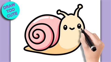 HOW to DRAW SNAIL #draw #snail #art - YouTube