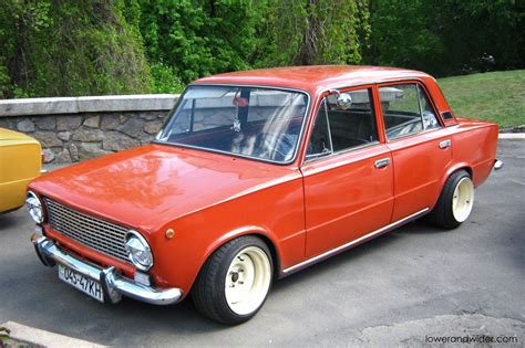 Classic Lada 1200 and Fiat Cars