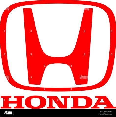 Company logo of Japanese automotive corporation Honda with seat in ...