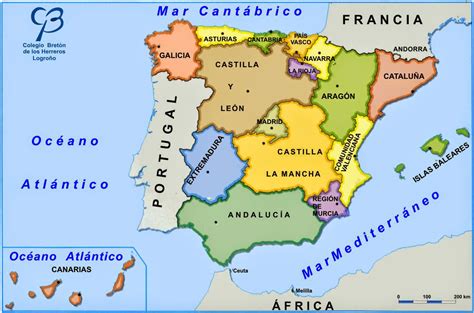 MAPA POLÍTICO DE ESPAÑA COMUNIDADES ~ El blog de Olimpia