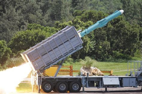 Taiwanese Hsiung Feng II Anti-Ship Cruise Missile Coastal Defence ...