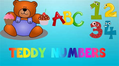 Teddy Bear | Teddy Numbers Game | Kids Toddlers learning Numbers and ...