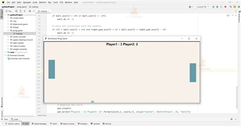 Python Pong Game - A Game That Will Test Your Skills! - TechVidvan