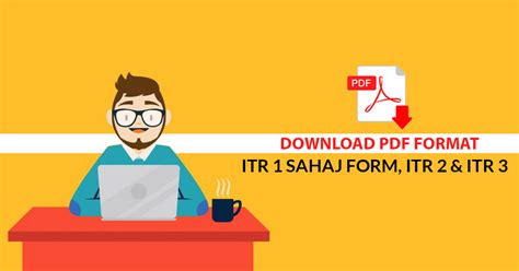 Download PDF Format ITR 1, ITR 2 & ITR 3 (AY 2024-25)