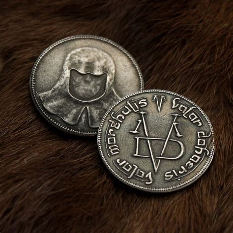 GAME OF THRONES "IRON COIN OF THE FACELESS MAN" Valar Morghulis Shire ...