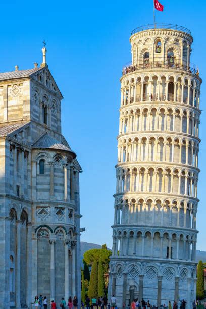 150+ Leaning Tower Of Pisa In Sunset Light Stock Photos, Pictures ...