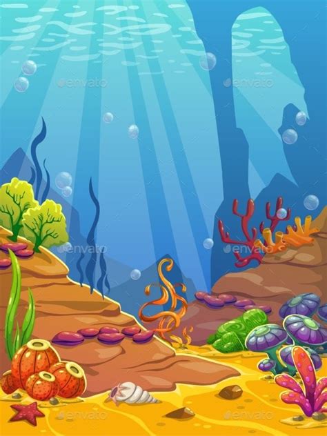 Cartoon Underwater Background