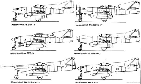 Image result for messerschmitt me 262 blueprints | Messerschmitt me 262 ...