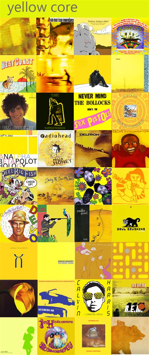 Yellow album covers : r/lastfm