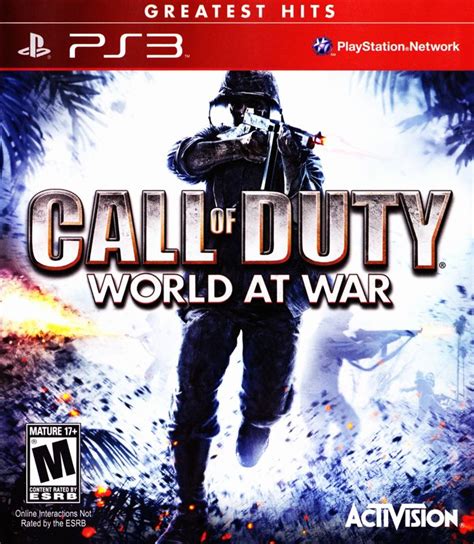 Call of Duty: World at War (2008) PlayStation 3 box cover art - MobyGames