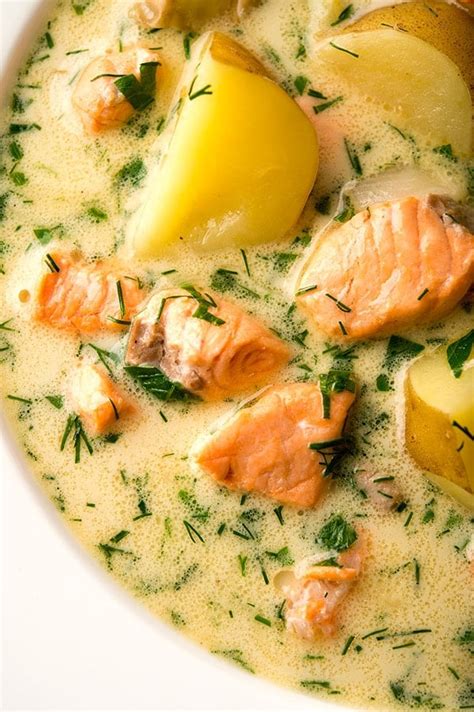 Salmon Soup Recipe - A Recipe for Icelandic Salmon Soup